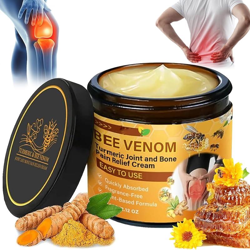 Mi opinión sobre la crema de veneno de abeja y cúrcuma para articulaciones.