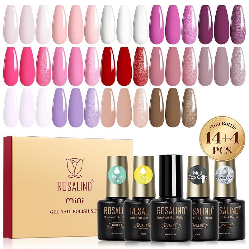 Mi experiencia con los esmaltes semipermanentes Rosalind de 18 colores.