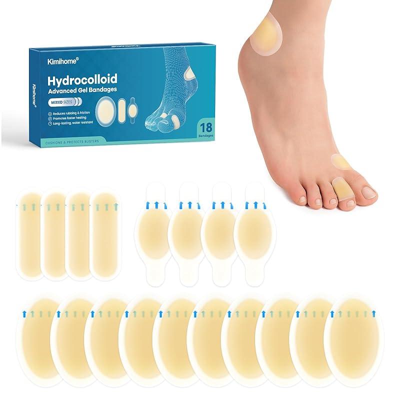Mi experiencia con las vendas hidrocoloidales para pies, 18 pack.